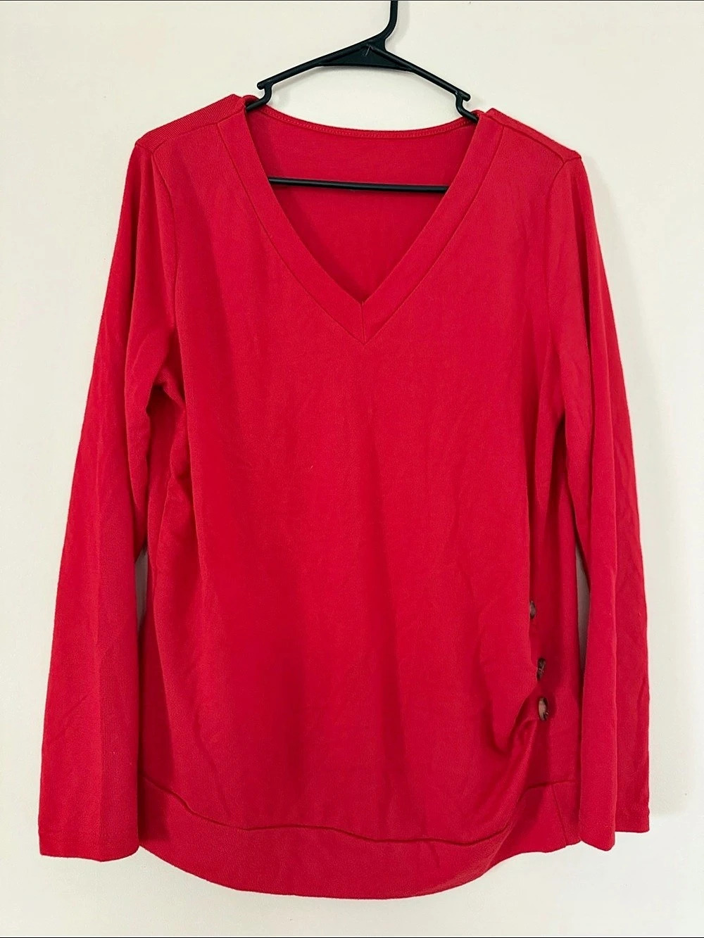 Red Long Sleeve Tunic